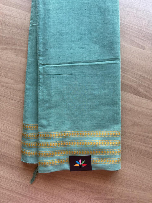 Heart Border Handloom Bengal Cotton Saree-18906-18907