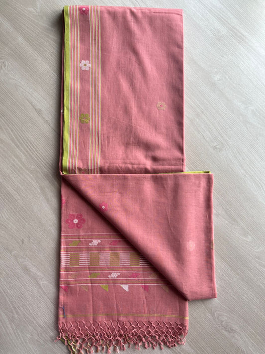 Handloom Fine Jamdani Soft Cotton Saree 27492