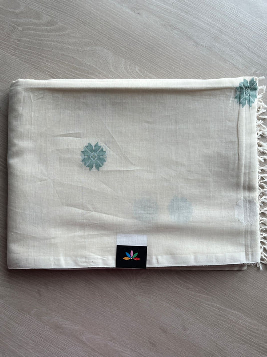 Handwoven Fine Soft Cotton Saree  -27494