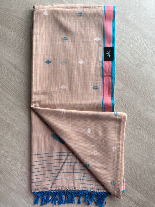 Handloom Fine Jamdani Soft Cotton Saree -27503