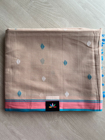 Handloom Fine Jamdani Soft Cotton Saree -27503