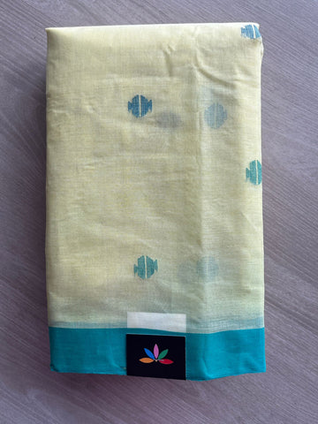 Handloom Fine Jamdani Cotton Saree (Starched) -27505