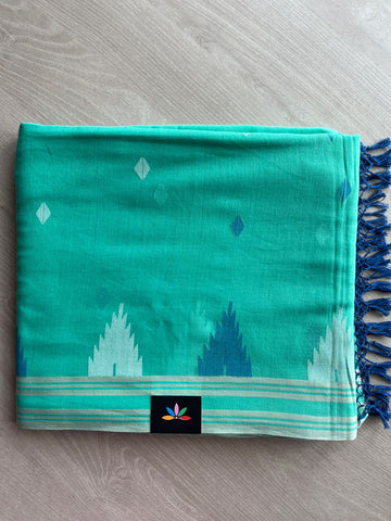 Handloom Fine Jamdani Soft Cotton Saree -27507