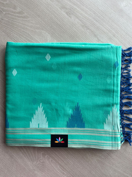 Handloom Fine Jamdani Soft Cotton Saree -27507