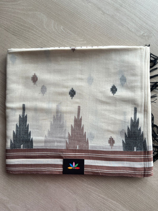 Handloom Fine Jamdani Soft Cotton Saree -27508