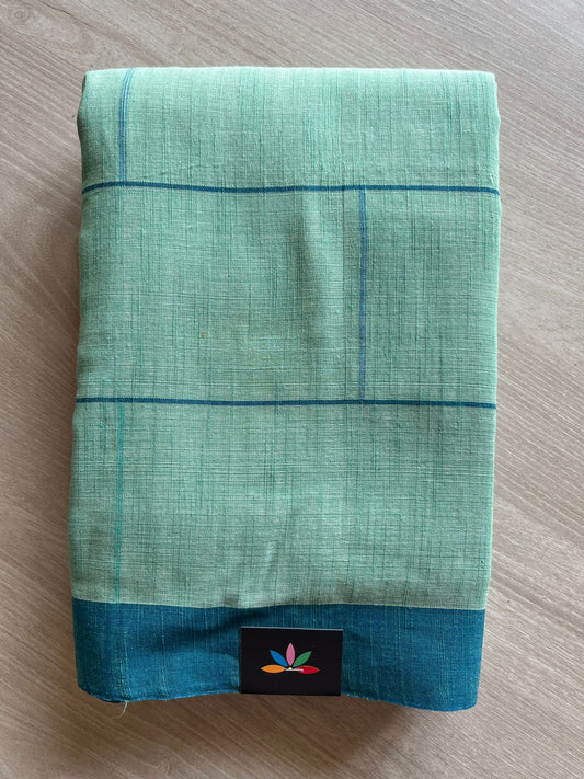 Checked Cotton Saree -28526