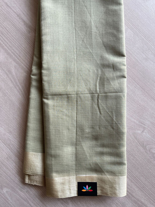 Ghicha Pallu Kota Checks Saree with Tussar Border-28529