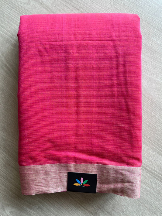 Ghicha Pallu Kota Checks Saree with Tussar Border-28530