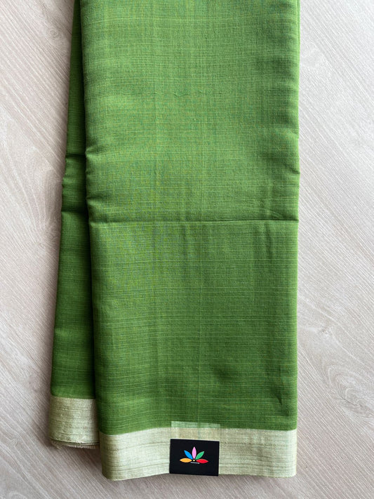 Ghicha Pallu Kota Checks Saree with Tussar Border -28536