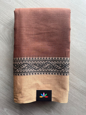 Contrast Border Bengal Soft Cotton Saree (Without Blouse) - 32700