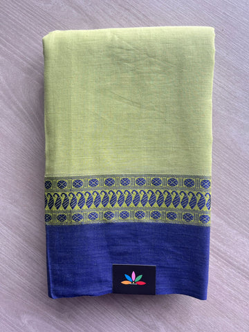 Contrast Border Bengal Soft Cotton Saree (Without Blouse) - 32704