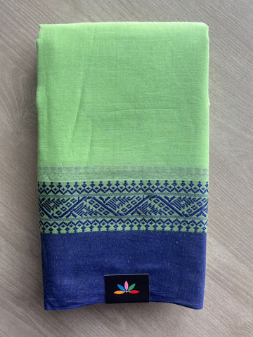 Contrast Border Bengal Soft Cotton Saree (Without Blouse) - 32707