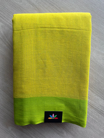 Contrast Border Bengal Soft Cotton Saree - 32730