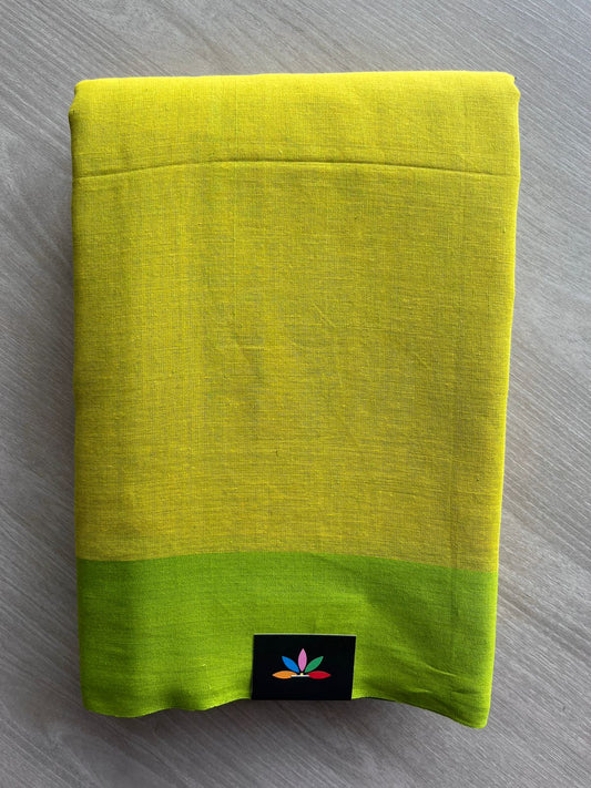Contrast Border Bengal Soft Cotton Saree - 32730