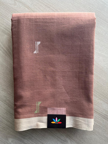 Handwoven Bengal Soft Cotton Jamdani Saree - 32761