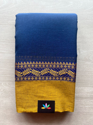 Contrast Border Bengal Soft Cotton Saree (Without Blouse) -32779-32780