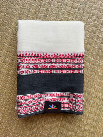 Fish Border Bengal Soft Cotton Saree - 32815