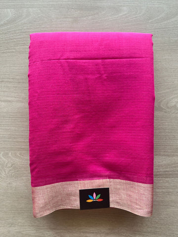 Ghicha Pallu Kota Checks Saree with Tussar Border -32831-32832