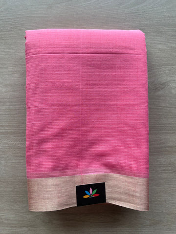 Ghicha Pallu Kota Checks Saree with Tussar Border -32839-32840
