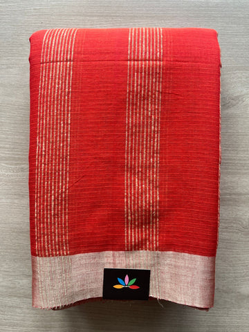 Handloom Bengal Soft Cotton Saree - 32843