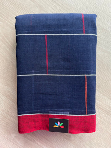 Handloom Bengal Soft Cotton Saree - 32854