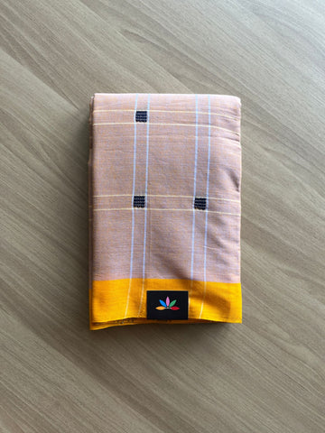 Handloom Bengal Soft Cotton Saree -23012