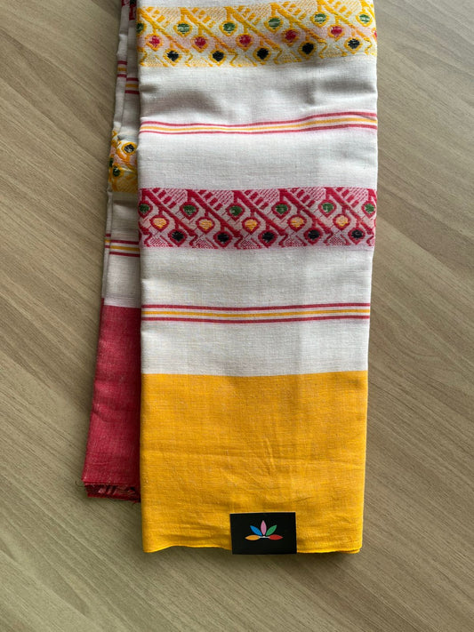 Handloom Bengal Soft Cotton Saree -22856