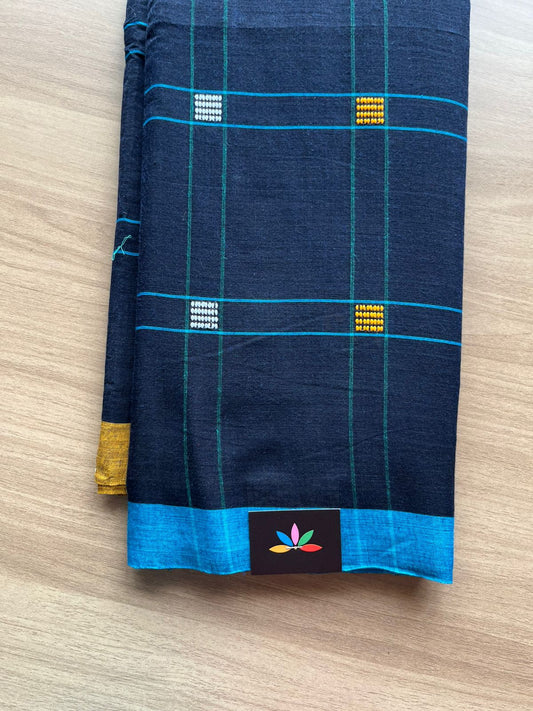 Handloom Bengal Soft Cotton Saree -23013