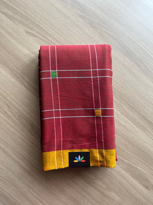 Handloom Bengal Soft Cotton Saree -23015-23016