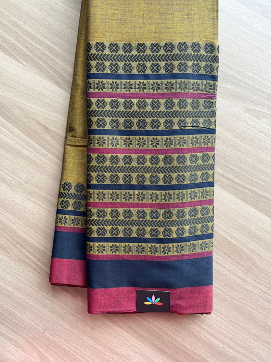 Handloom Bengal Soft Cotton Saree - 23063