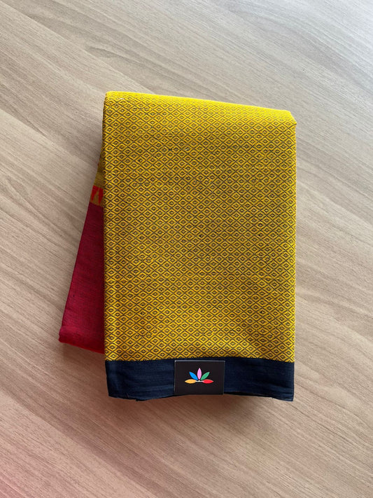 Handloom Bengal Soft Cotton Saree - 23075