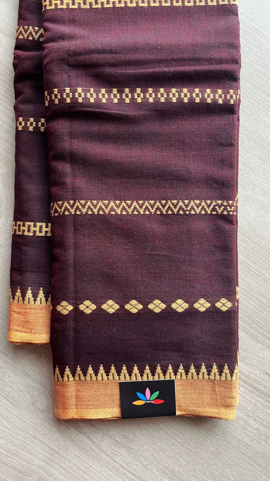 Handloom Bengal Soft Cotton Saree -25909