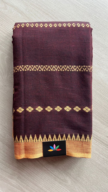 Handloom Bengal Soft Cotton Saree -25909