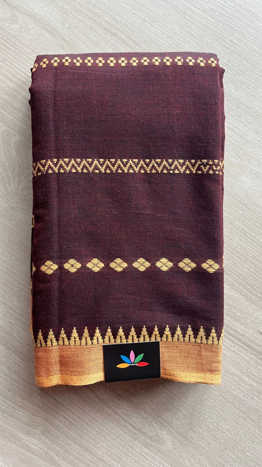 Handloom Bengal Soft Cotton Saree -25909