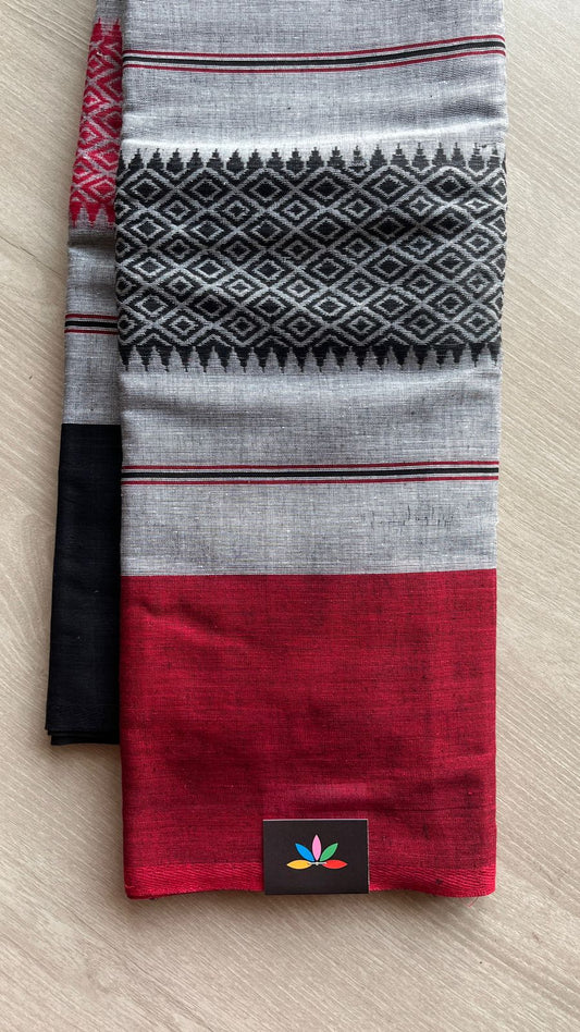 Handloom Bengal Soft Cotton Saree -25910