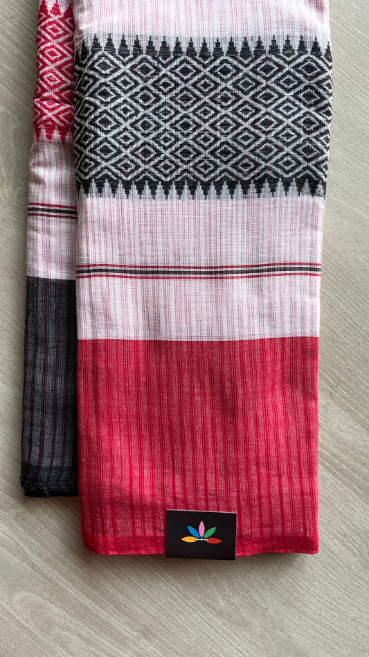 Handloom Bengal Soft Cotton Saree -25912