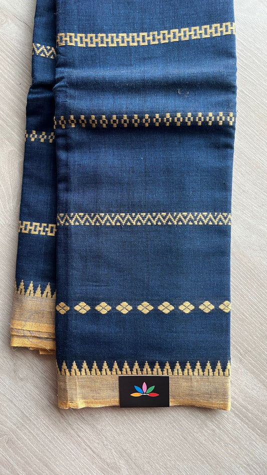 Handloom Bengal Soft Cotton Saree -25914