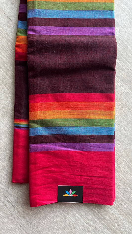 Handloom Bengal Soft Cotton Saree -25917