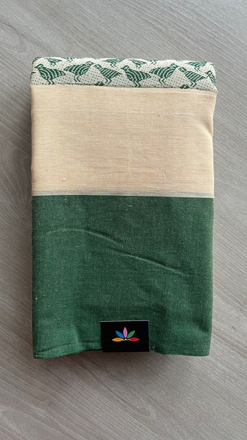 Handloom Bengal Soft Cotton Saree -25922