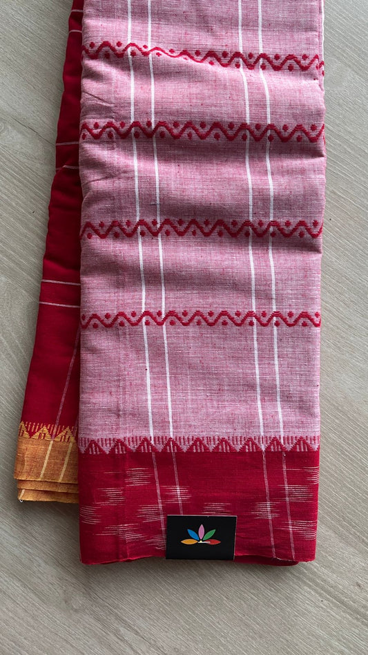 Handloom Bengal Soft Cotton Saree -25923