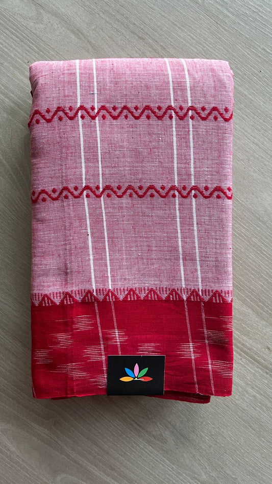 Handloom Bengal Soft Cotton Saree -25923