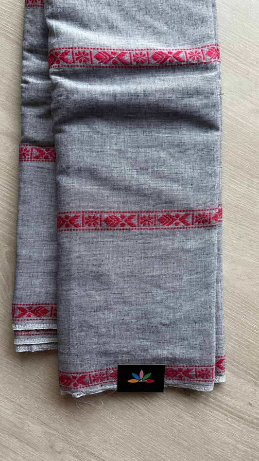 Handloom Bengal Soft Cotton Saree -25924