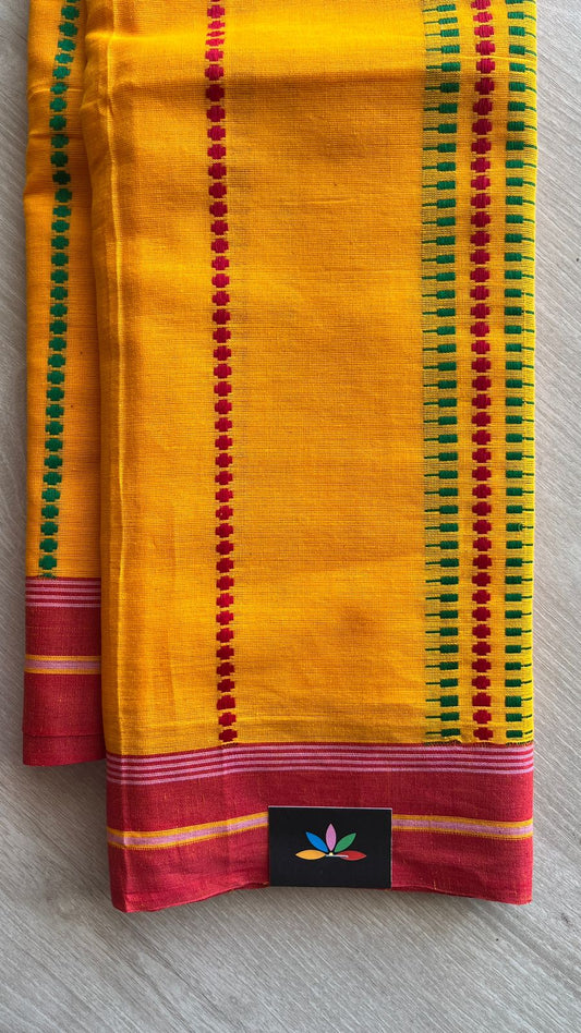 Handloom Bengal Soft Cotton Saree -25963