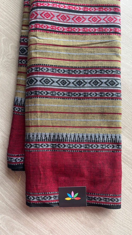 Handloom Bengal Soft Cotton Saree -25965