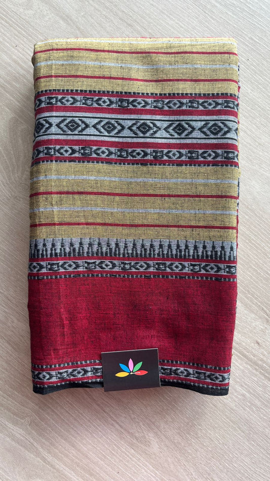 Handloom Bengal Soft Cotton Saree -25965