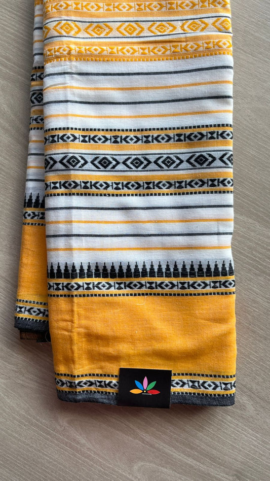 Handloom Bengal Soft Cotton Saree -25966