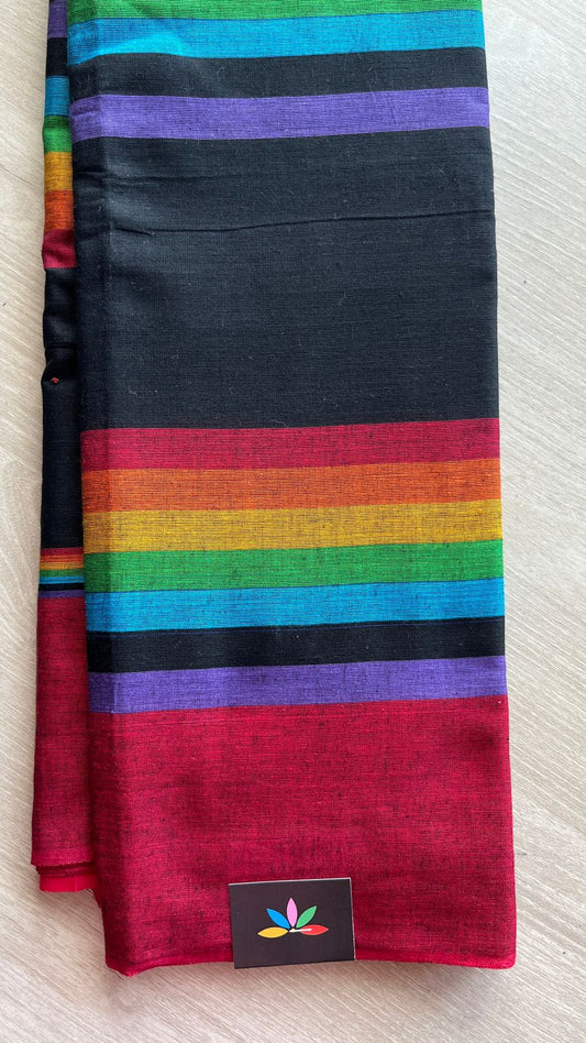 Handloom Bengal Soft Cotton Saree -25969-25970