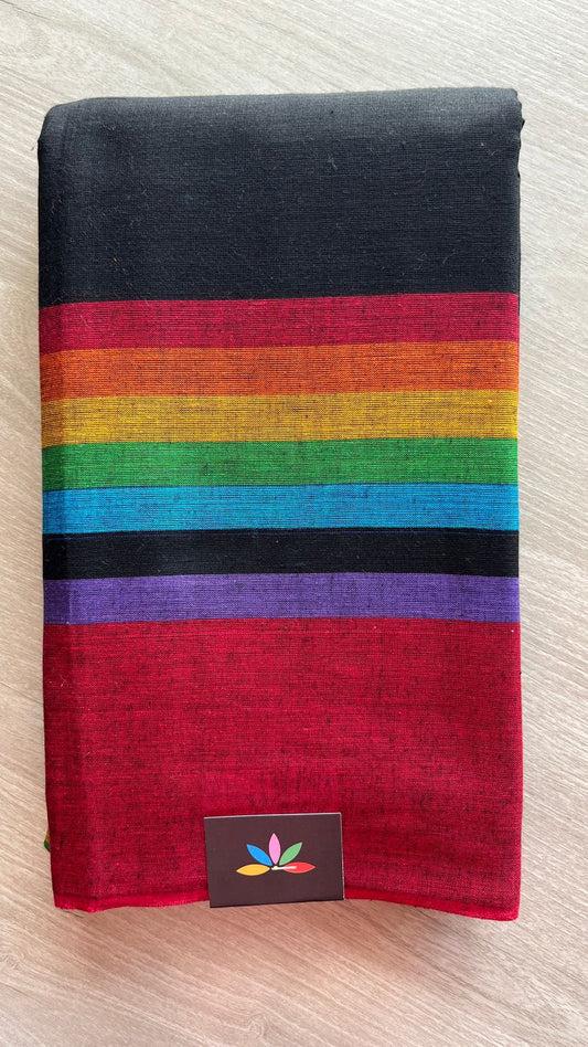 Handloom Bengal Soft Cotton Saree -25969-25970