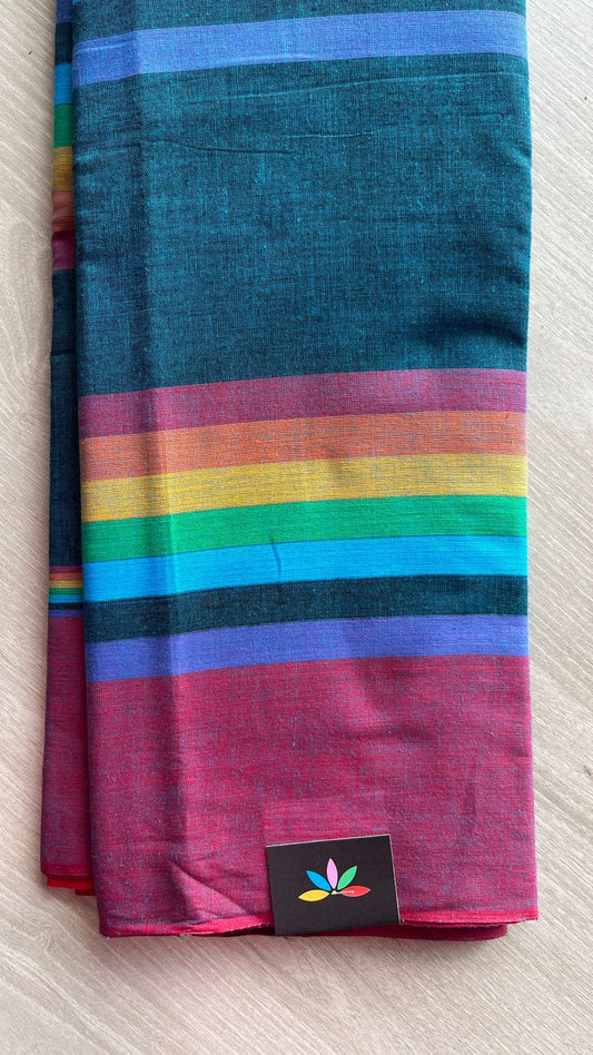 Handloom Bengal Soft Cotton Saree -25974