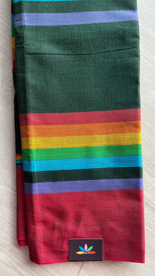 Handloom Bengal Soft Cotton Saree -25975